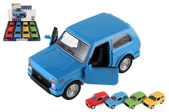 Auto plast 8x15cm na setrvačník se zvukem a světlem různé druhy