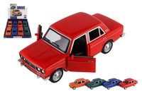 Auto retro plast 18cm se světlem a zvukem na setrvačník různé druhy