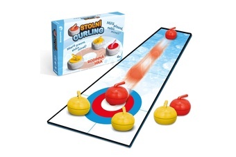 Curling stolní společenská hra v krabici 34x23x6cm