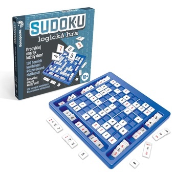 Sudoku společenská logická hra v krabici 26x25x2,5cm