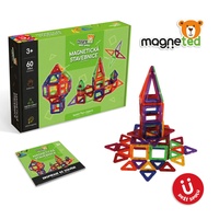 Magnetická stavebnice magneted 60 ks v krabici 33x23cm