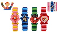 Hodinky dřevěné náramkové 7cm různé druhy