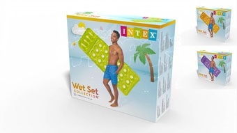 Intex Lehátko nafukovací 188x71cm různé barvy