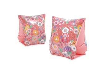 Rukávky nafukovací růžové 23x15cm v krabičce 3-6 let