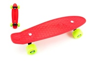 Skateboard Pennyboard plastový červený 43 cm