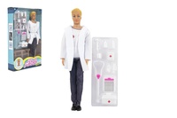 Panáček doktor plast 30cm s doplňky v krabici 20x33x5cm