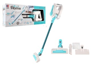 Vysavač plast 18cm na baterie se zvukem v krabici 54x23x9cm