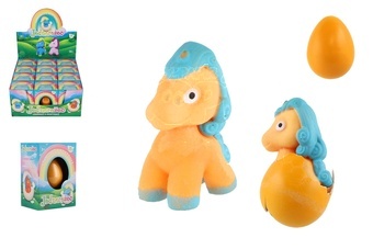 Vejce líhnoucí a rostoucí jednorožec 6cm v krabičce 8x11cm 12ks v boxu