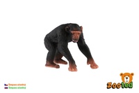 Šimpanz učenlivý zooted plast 7cm
