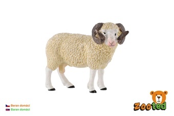 Ovce domácí beran zooted plast 9cm