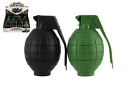 Granát ruční plast 10cm na baterie se zvukem se světlem 2 barvy