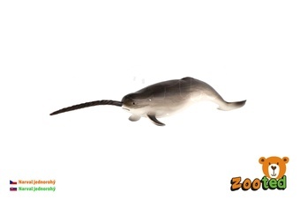 Narval jednorohý zooted plast 20cm