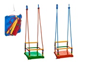 Houpačka plast 35x34cm nosnost 40kg 3 barvy v síťce