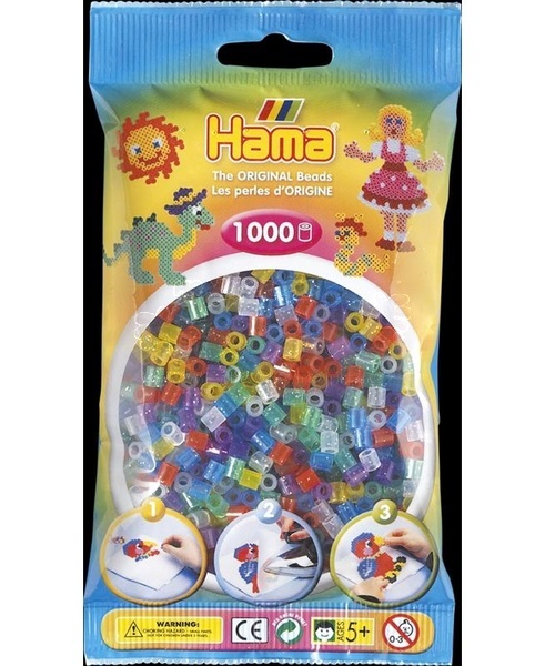 Hama® Zažehlovací korálky MIDI mix barev 1000ks H207-54