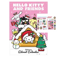Adventní kalendář Hello Kitty a přátelé 28x38cm