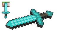 Minecraft Diamantový meč pěnový 43cm na kartě