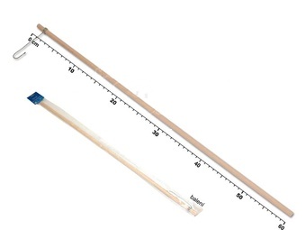 Držák hůlka na lampion 60cm dřevěný