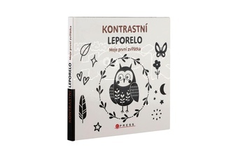 Knížka Kontrastní leporelo Moje první zvířátka 15,5x15cm 0m+