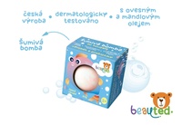 Šumivá bomba do koupele s probiotiky beauted v krabičce