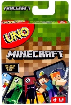 Mattel karetní hra Uno karty Minecraft