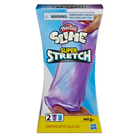 Hasbro Play-Doh Sliz Slime Super Stretch 2 kelímky modrý fialový 238g.