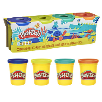 Hasbro Play-Doh 4 Kelímky Neonové barvy 448g