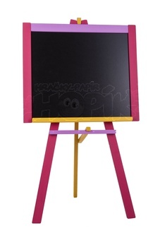 Tabule stojanová růžová sololit dřevěná  100x56cm v krabici 57x101x6,5cm