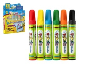 Fixy na textil vodě odolné 6ks