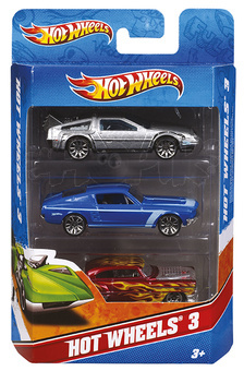 Mattel Hot Wheels Auto Angličák sada 3ks různé druhy