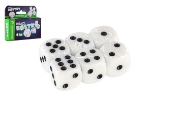 Hrací kostky 6ks Společenská hra