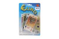 Eura peníze do hry na kartě