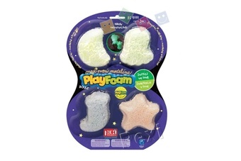 Pexi Modelovací hmota PlayFoam® kuličková svítící ve tmě 4 barvy