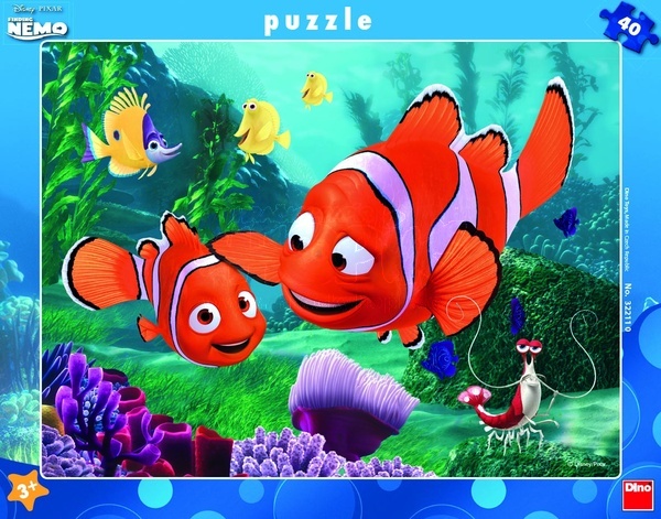 Dino Deskové Puzzle Nemo v nebezpečí 40 dílků