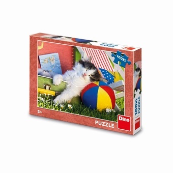 Dino Puzzle Kotě odpočívá 100XL dílků