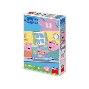 Dino Maxi Puzzle Peppa Pig Oběd 24 dílků