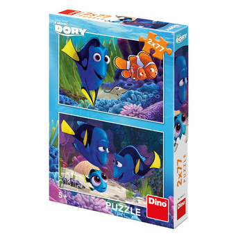 Dino Puzzle Dory se našla 2x77 dílků