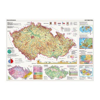 Dino Puzzle Mapy České republiky 2000 dílků