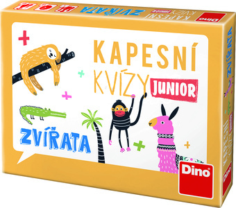 Dino Cestovní hra Kapesní kvízy Junior Zvířata