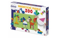 Detoa Magnetické Puzzle ZOO dřevo
