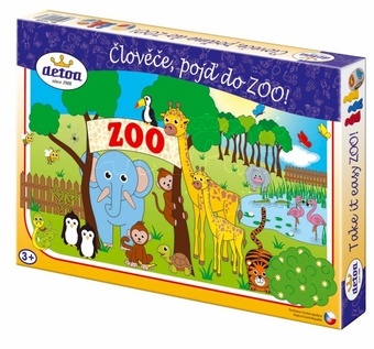 Člověče, pojď do ZOO! společenská hra v krabici 33,5x23x3,5cm