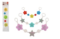 Řetěz Zábrana na kočárek hvězdičky plast 43cm