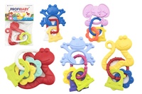 Gumové kousátko + přívěsky různé druhy 12cm