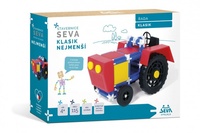 Stavebnice Seva Traktor plast 115ks v krabici 31,5x16,5x7,5cm