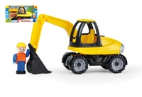 Auto Truckies bagr plast 25cm s figurkou v krabici 24m+