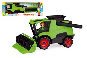 Auto Truckies kombajn plast 20cm s figurkou v krabici 24m+