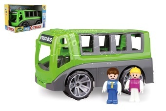 Autobus Truxx s figurkami plast 28cm v krabici 39x16x22cm 24m+