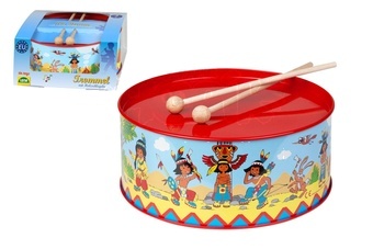 LENA Bubínek indiáni kov průměr 20cm