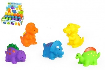 Stříkající zvířátka dinosauři gumová různé druhy
