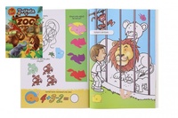 Pracovní sešit 101 aktivit s nálepkami Zvířata v ZOO CZ verze 21x30cm