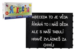 Skládačka ABC plast v krabici 31x13x4cm
